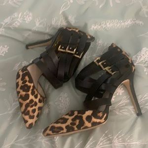 Michael Micheal Kors animal print shoes